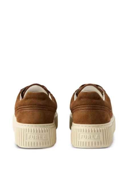 Szarvasbőr sneaker Furla barna