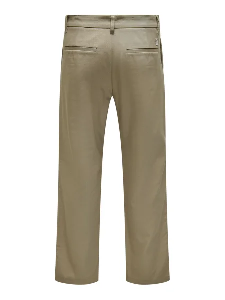 Only & Sons Pantaloni din Edge-Ed bej