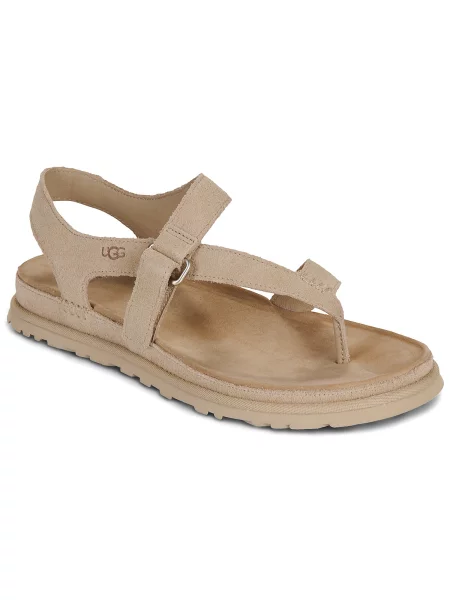 Pantofi Ugg din piele bej
