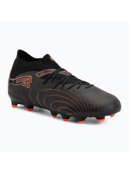 Încălțăminte de fotbal pentru copii PUMA Future 9 Pro FG/AG Jr puma black/puma white/blue jewel alb