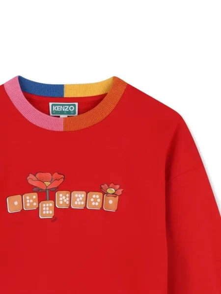 Bluza dziecięca Kenzo czerwona