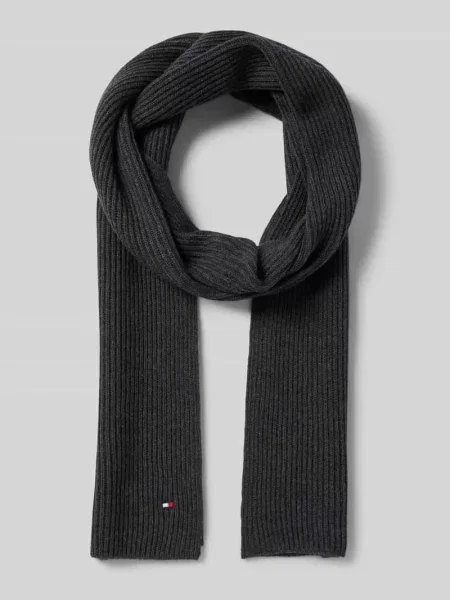 Tommy Hilfiger Szalik Mężczyźni jednolity ONE SIZE szary