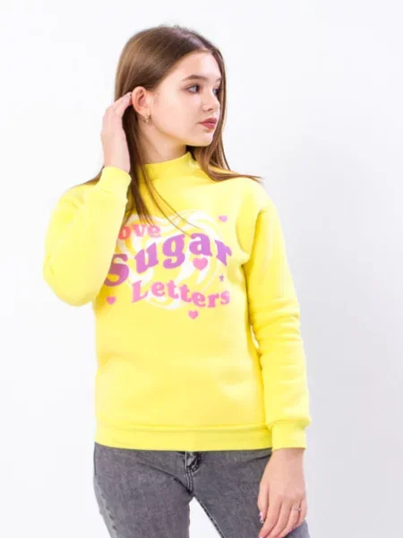 Дитячий Світшот Носи своє бавовна/поліестер жовтий