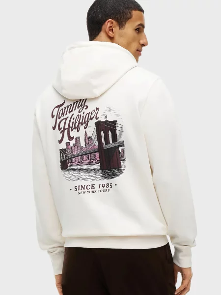 Махрове худі Tommy Hilfiger біле