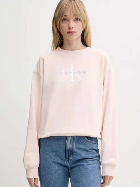 Geacă de blugi Calvin Klein Jeans bej