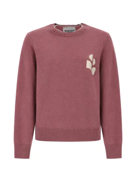 Pulover Marant Etoile cu autograf roz