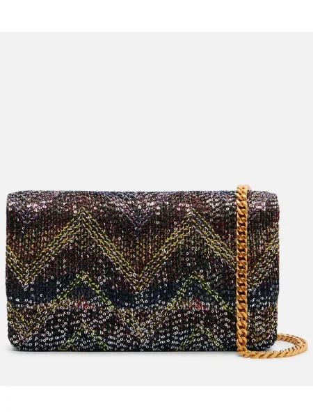 Geanta de piele Missoni din piele mini