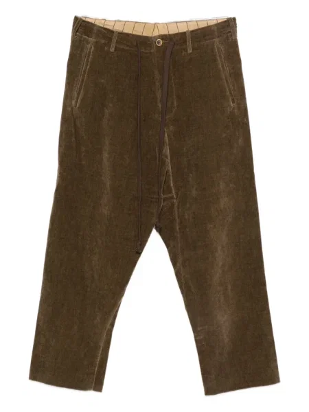 Samt hlače Uma Wang smeđa