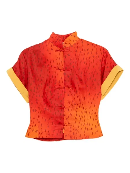 Top Samuel Gui Yang z nadrukiem czerwony