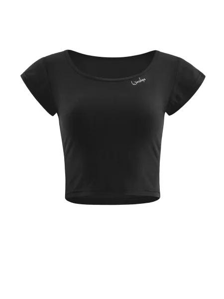 Winshape Sport top negru alb