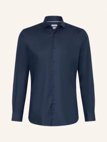 Paul Koszula O Kroju Dopasowanym blau granatowa