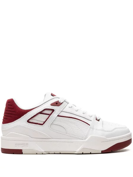 Sneakerși Puma din piele alb