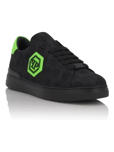 Sneakersy Philipp Plein skórzane czarne