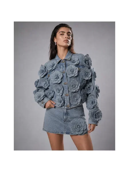 Kurtka jeansowa Philipp Plein niebieska