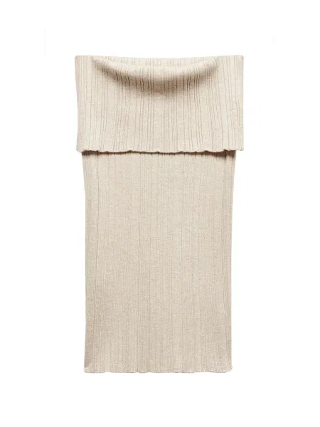 MANGO Top brodat PAULINA' gri