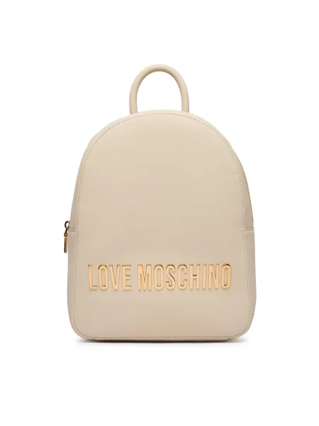 Ruksak LOVE MOSCHINO Biela béžová