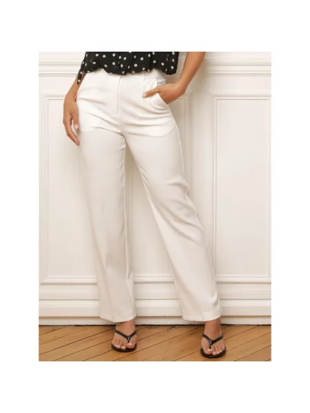 Pantaloni La Modeuse alb