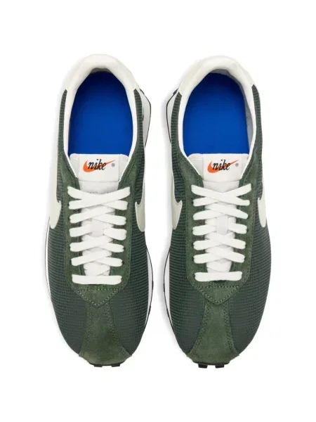 Бягане чехли Nike на платформе бродирани оранжево