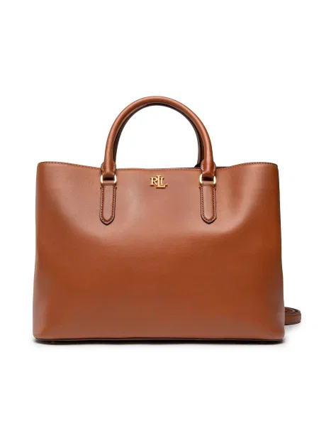 Lauren Ralph Lauren Kézitáska MARCY konyak barna