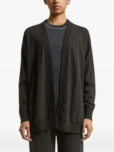 Cardigan Peserico lung maro