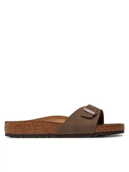 Birkenstock Klapki Madrid brązowy