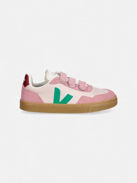 Veja Small sneakers boty kožené růžové