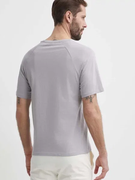Tričko Hummel hmlLGC KAI REGULAR HEAVY T-SHIRT s aplikací šedá