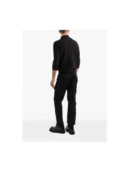 Koszulka polo Dolce And Gabbana żakardowa z logo czarna