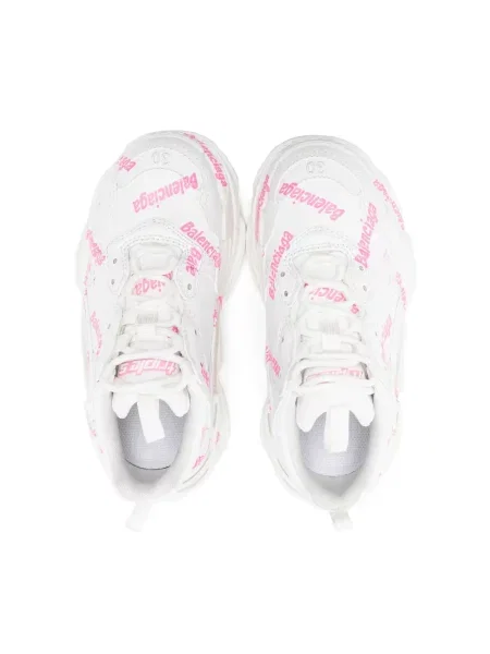 Sneakersy dziecięce Balenciaga Triple S białe