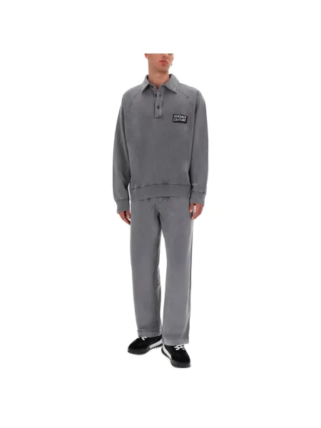 Spodnie Versace Jeans Couture szare