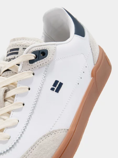 Кожаные кеды D.franklin белые