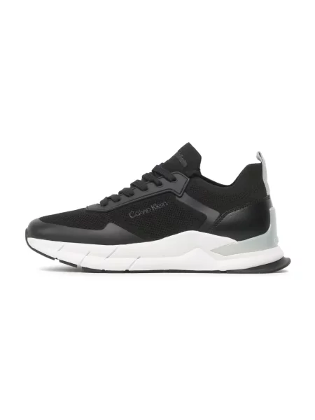 Sneakersy Calvin Klein sznurowane czarne