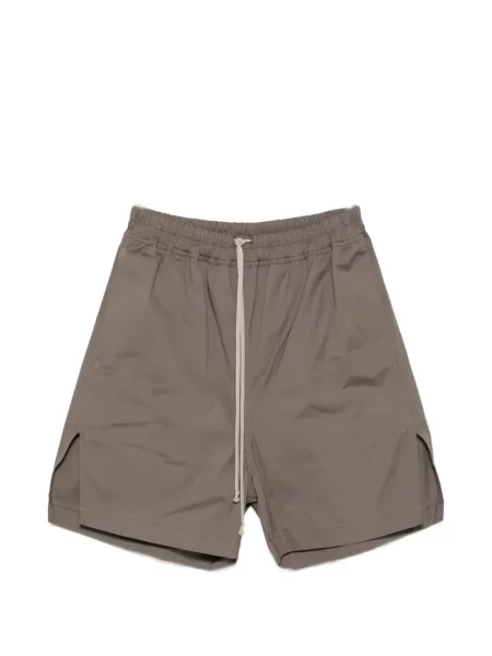 Pantaloni scurți Rick Owens cu cordon gri
