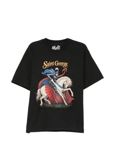 Tricou Melt cu imagine negru