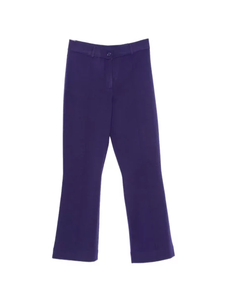 Pantaloni Bompard tricotate violet
