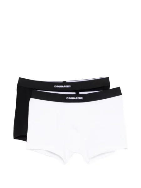Șosete Dsquared2 cu autograf alb
