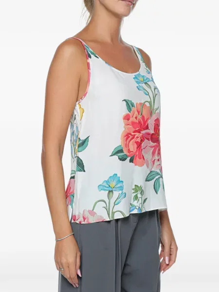 Top Ted Baker cu model floral cu imagine alb