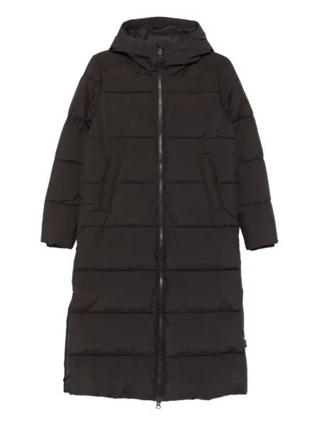 Palton Save The Duck cu glugă maro