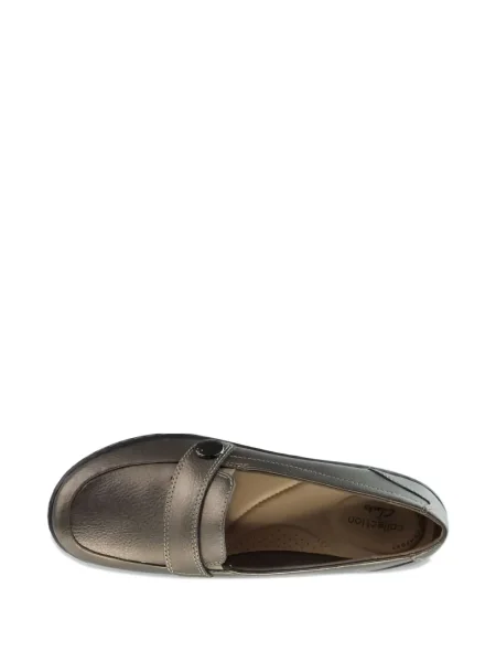 Pantofi loafer Clarks Originals cu bretele maro