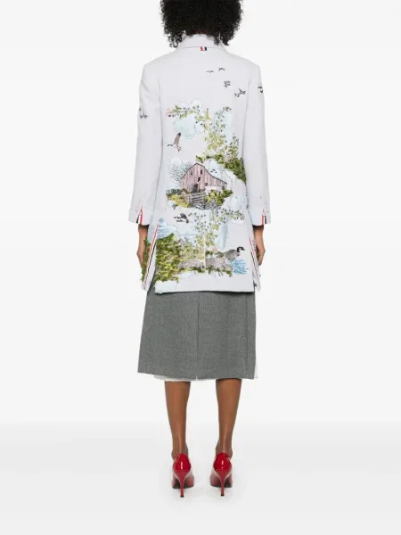 Palton Thom Browne albastru