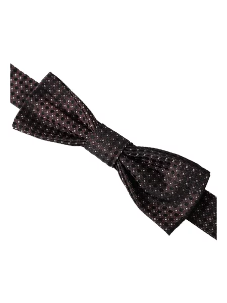 Jedwabny krawat Dolce And Gabbana brązowy
