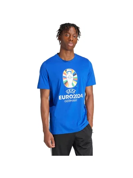 Koszulka adidas niebieska