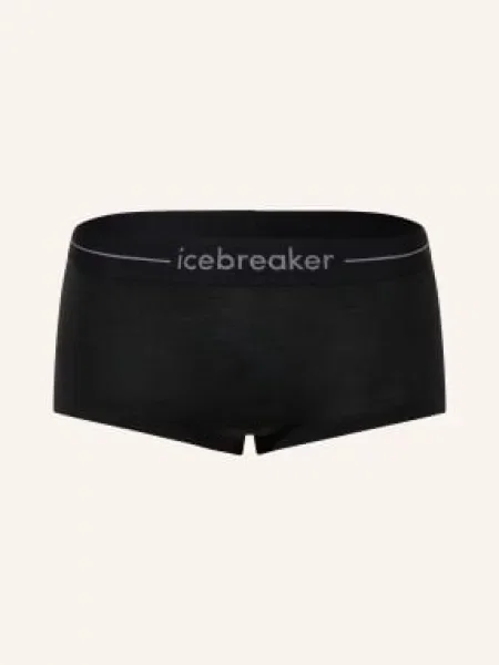 Sportovní kraťasy Icebreaker z merino vlny černé