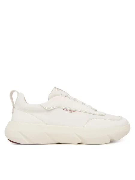 Sneakersy Alexander Smith białe