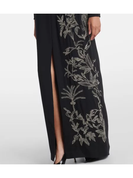 Rochie Costarellos cu mărgele negru