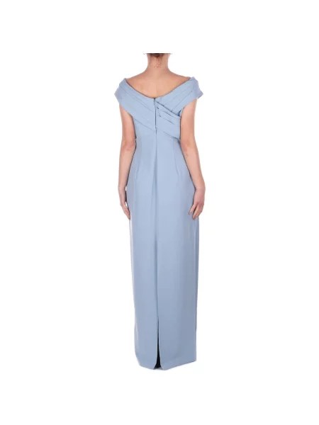 LAUREN RALPH LAUREN Večerné šaty Svetlo modrá