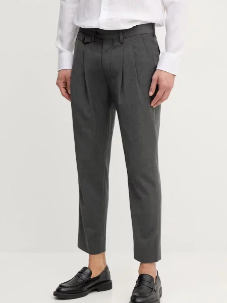 Tommy Hilfiger pantaloni din lana gri