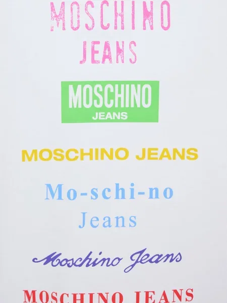 Футболка Moschino белая