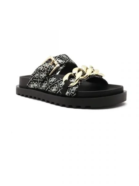 Guess Șlapi FATEMA negru