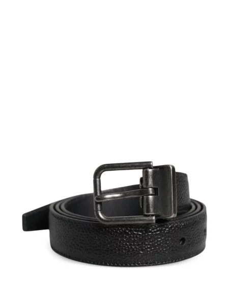 Cu centură curea Dolce & Gabbana din piele negru